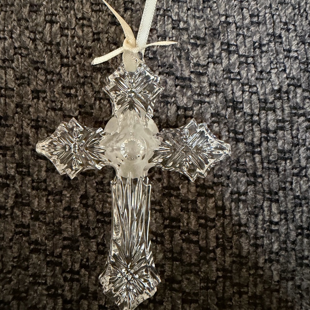 Waterford Crystal Cross Ornament